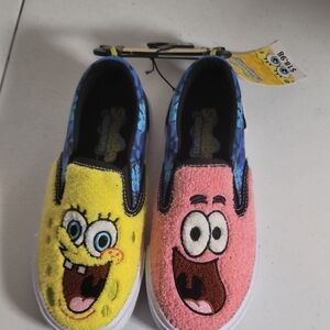 Kids Slip-On Shoes - Yellow and Pink